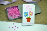 If Mothers Were Flowers Personalised Earring Gift Set